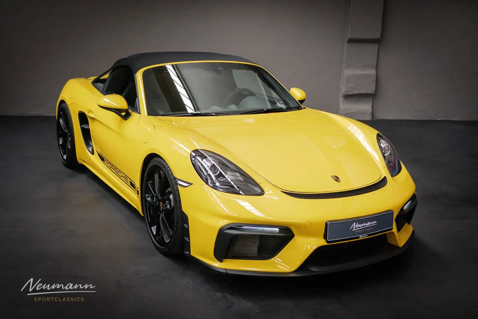 Porsche Boxster 718 Spyder 4.0 ** 1.Hand/Garantie** Geel - 1