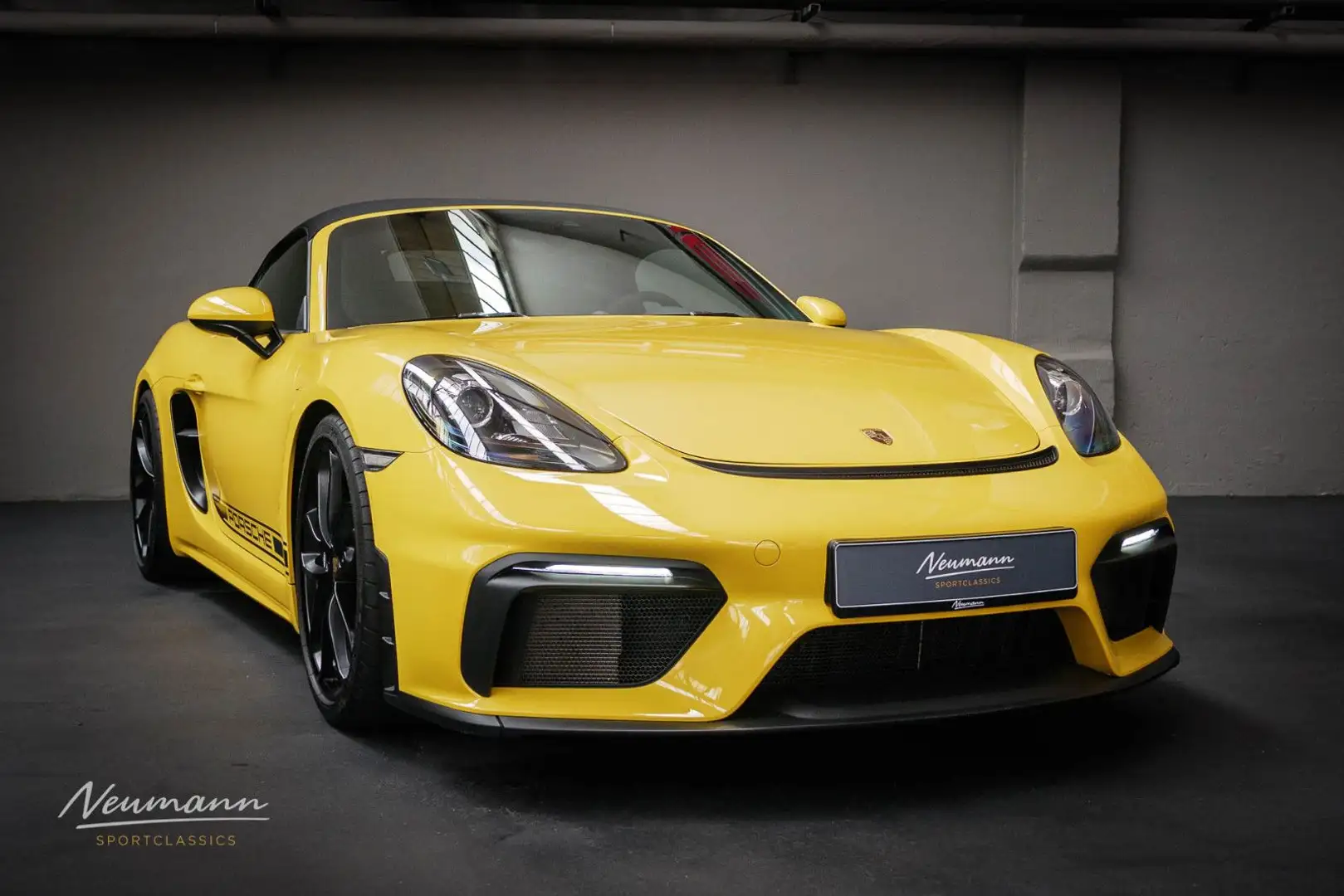 Porsche Boxster 718 Spyder 4.0 ** 1.Hand/Garantie** Geel - 2