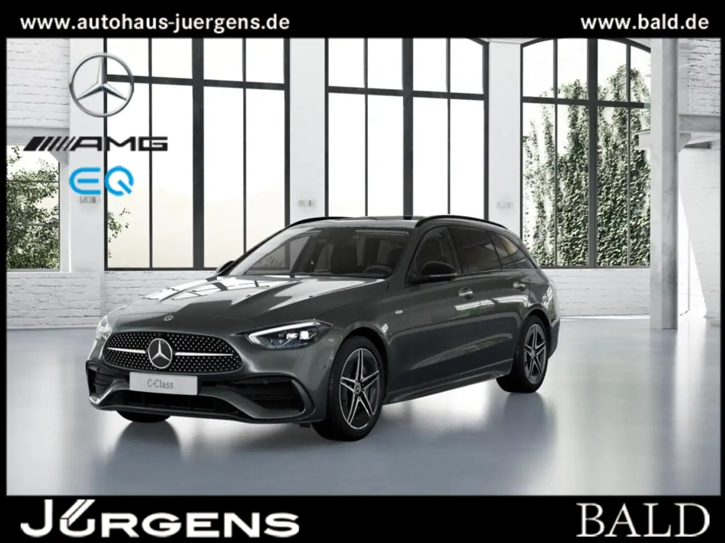 Mercedes-Benz C 300 de T AMG-Sport/360/Pano/Night/Distr/Memo Grau - 1