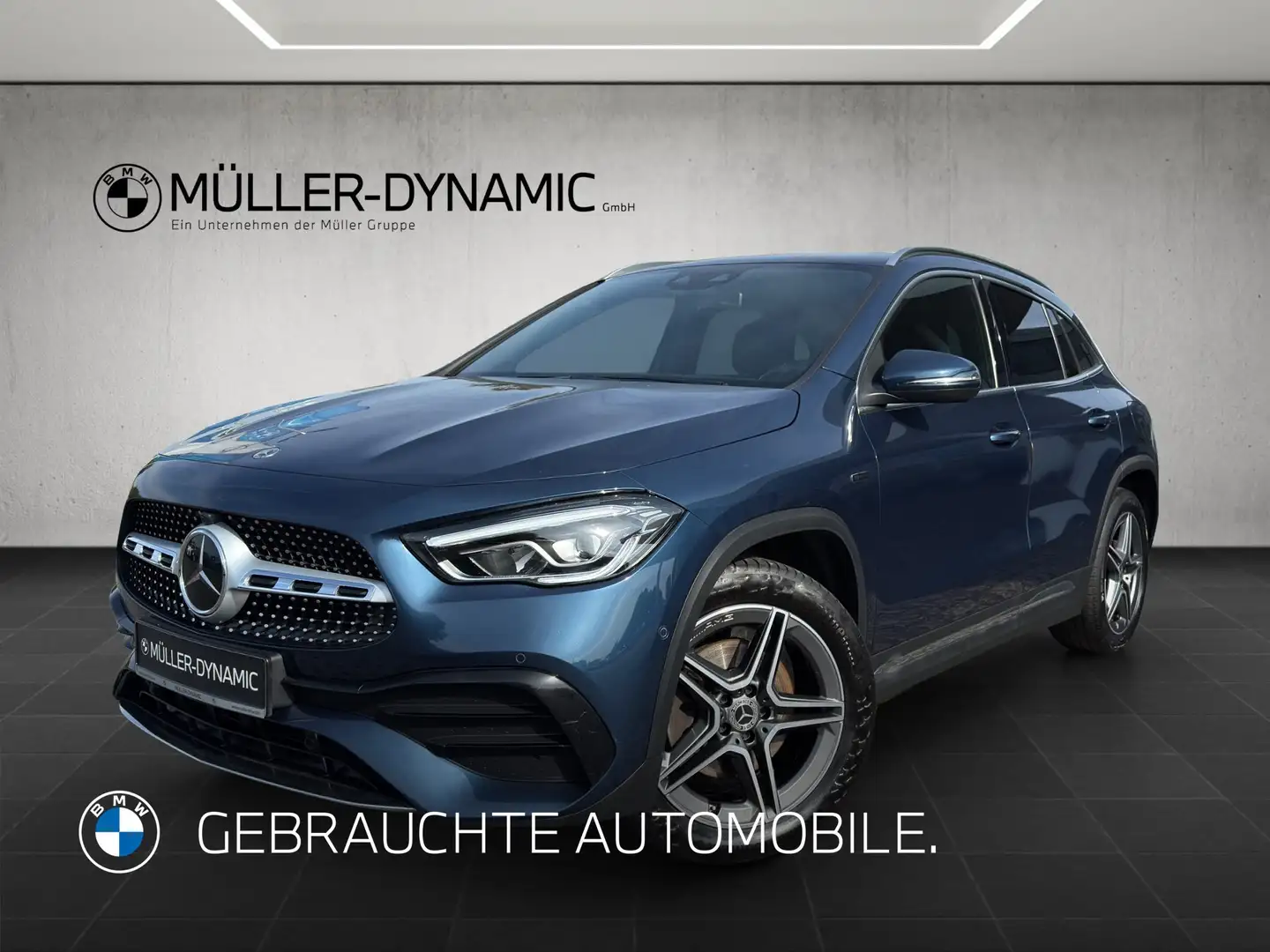 Mercedes-Benz GLA 250 E AMG LINE LED TEMPOMAT AHK Modrá - 1