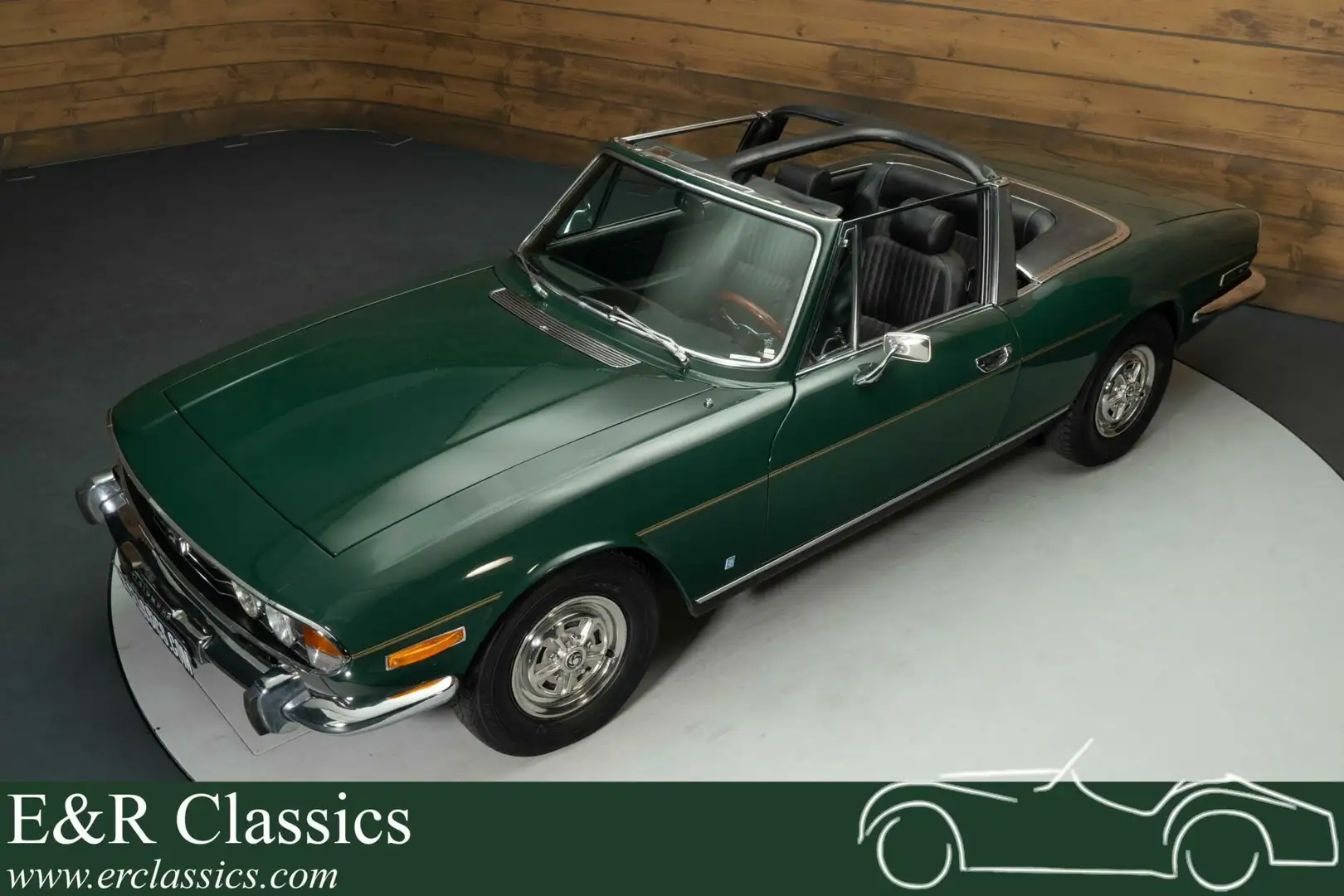 Triumph Stag | 22 Jaar 1 eigenaar | Overdrive | 1975 Verde - 1