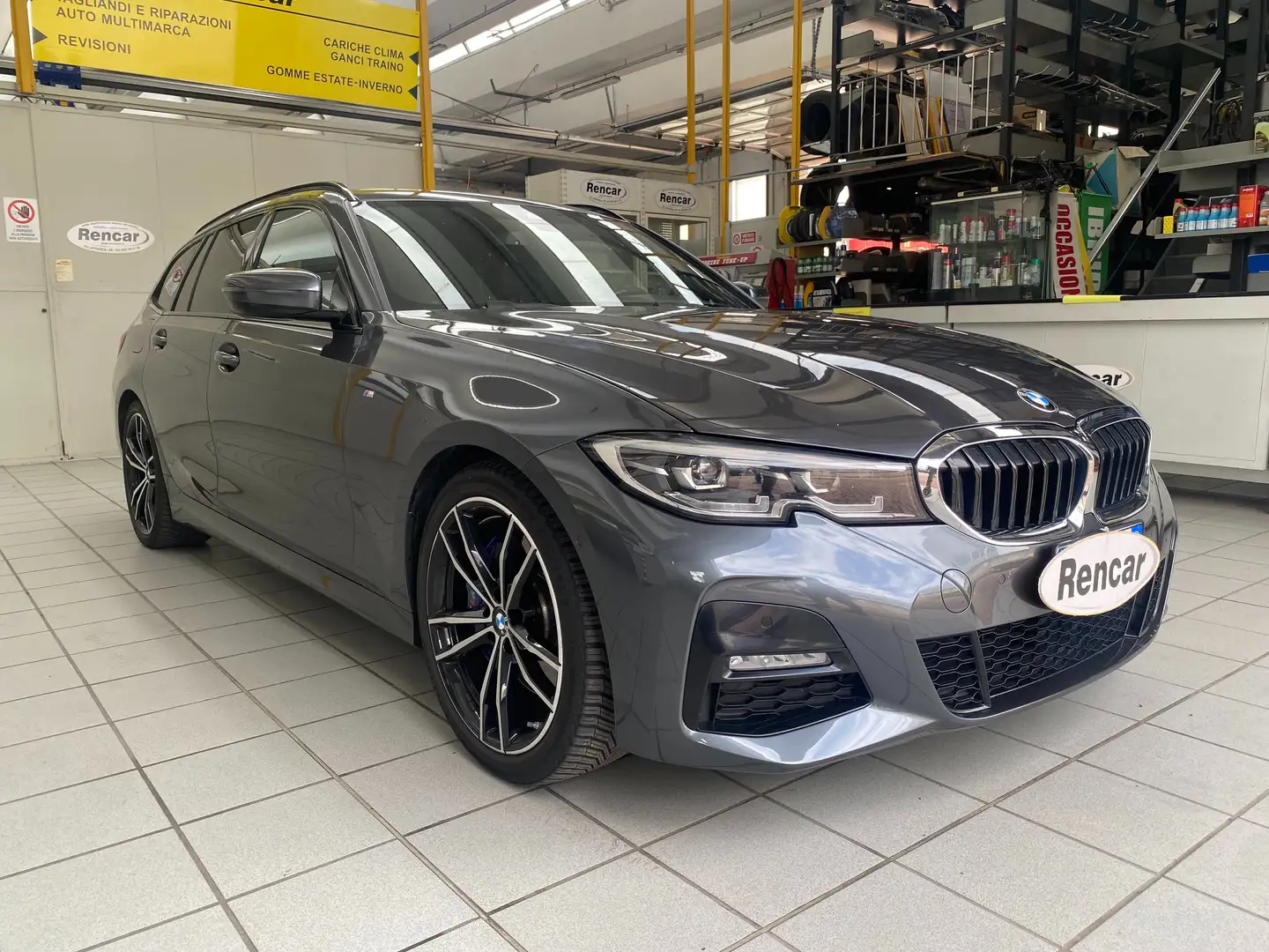 BMW 320 Serie 3 G21 320d Touring Msport auto Gris - 1