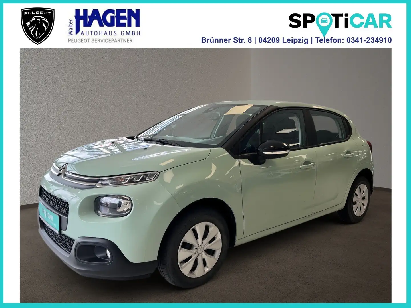 Citroen C3 Feel 1.2 82 PureTech Sitzheizung / Klimaautomatik Grün - 1