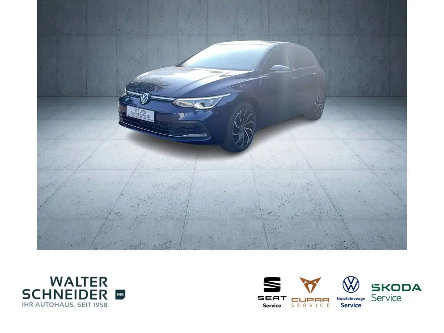 Volkswagen Golf 1.5 eTSI DSG Active Navi LED SHZ ACC Azul - 1