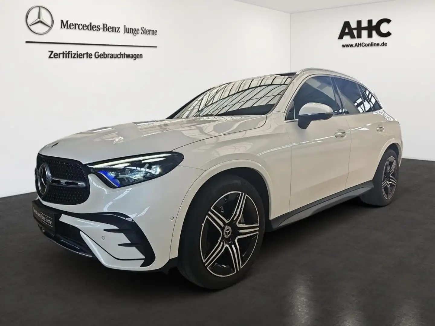 Mercedes-Benz GLC 220 d 4M AMG Pano Memo LED KeyLess Burm. 360 Weiß - 1