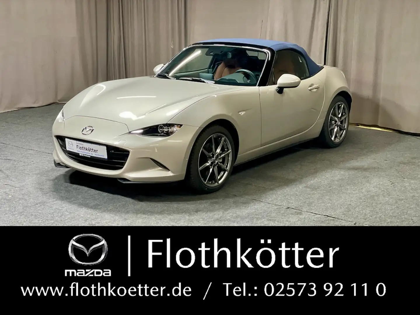 Mazda MX-5 184PS KINENBI*i-ACTIV*NAPPA*MATRIX-LED* Argent - 1