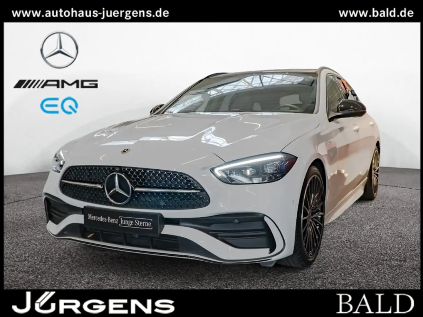 Mercedes-Benz C 300 d T AMG-Sport/DIGITAL/Pano/Night/Distr/19" Weiß - 2