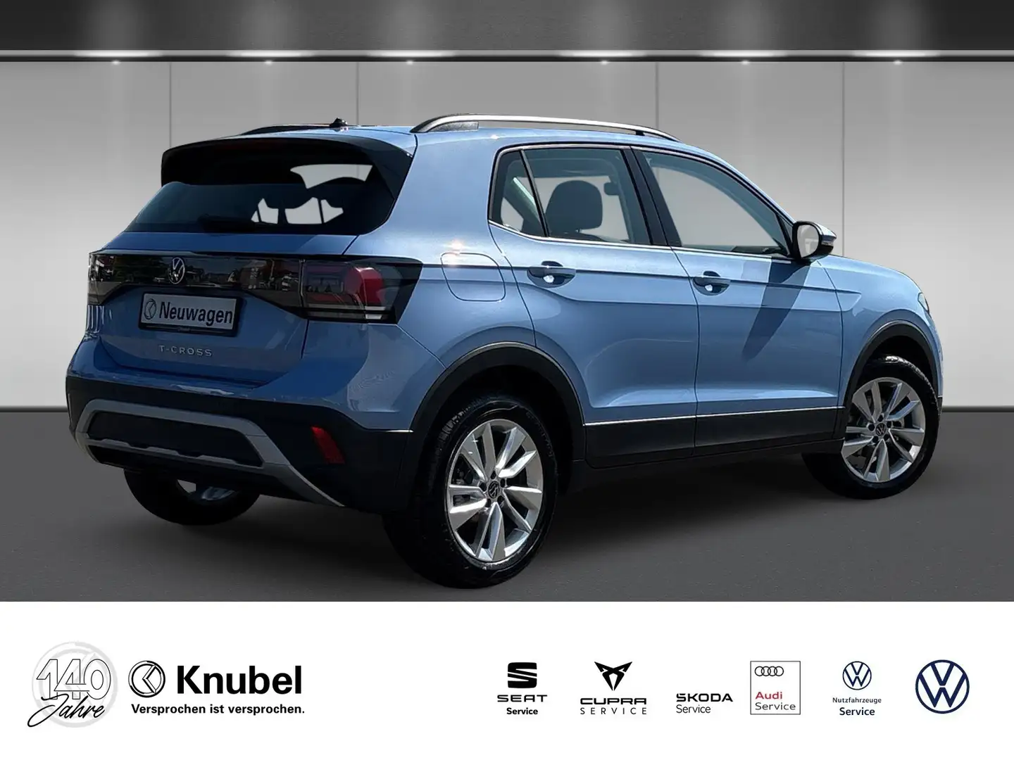 Volkswagen T-Cross Life 1.0 TSI LED Nav.vorb. TravelAssist RKamera Bleu - 2