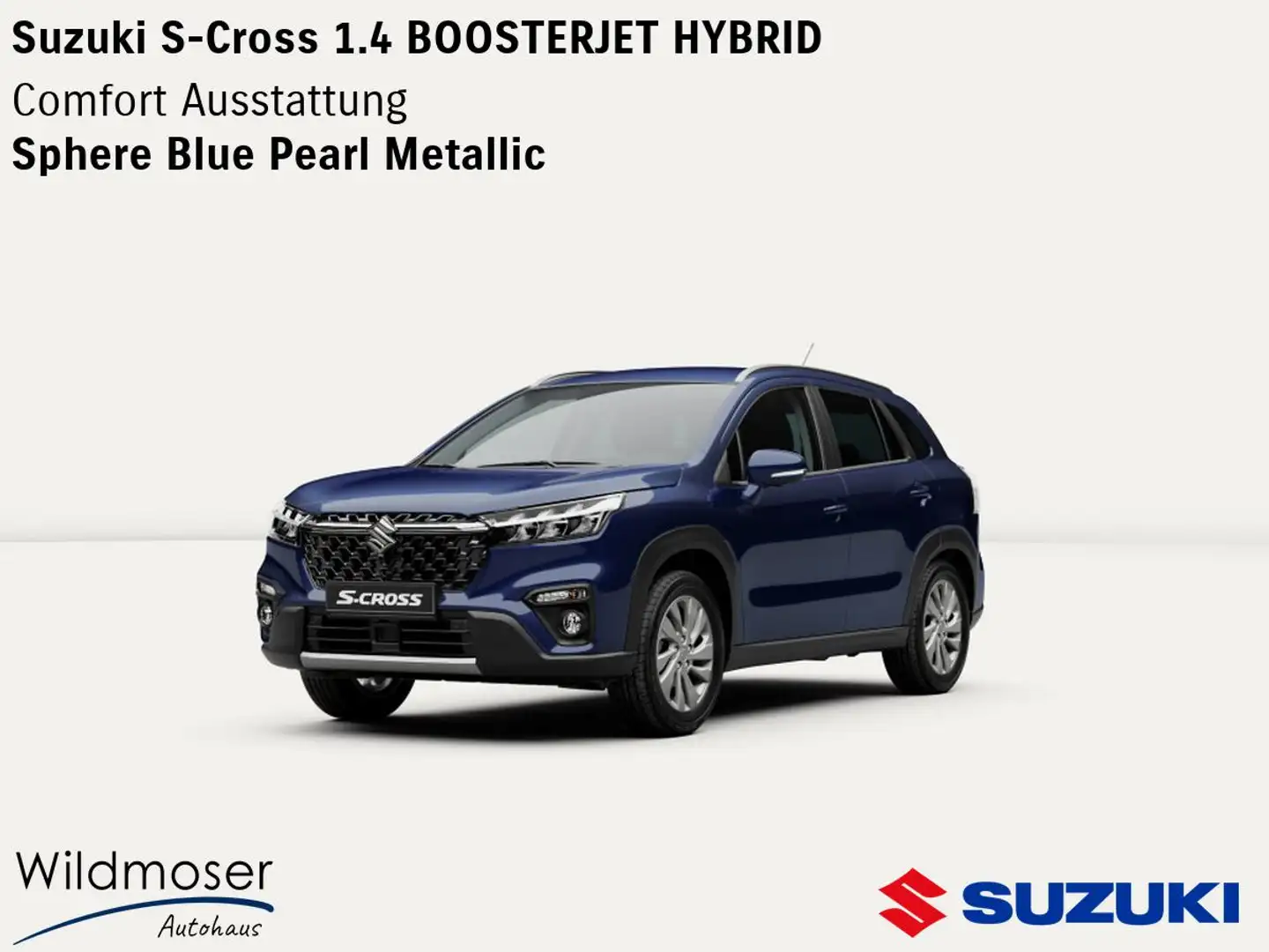 Suzuki SX4 S-Cross ❤️ 1.4 BOOSTERJET HYBRID ⏱ Sofort verfügbar! ✔️ Co Blau - 1