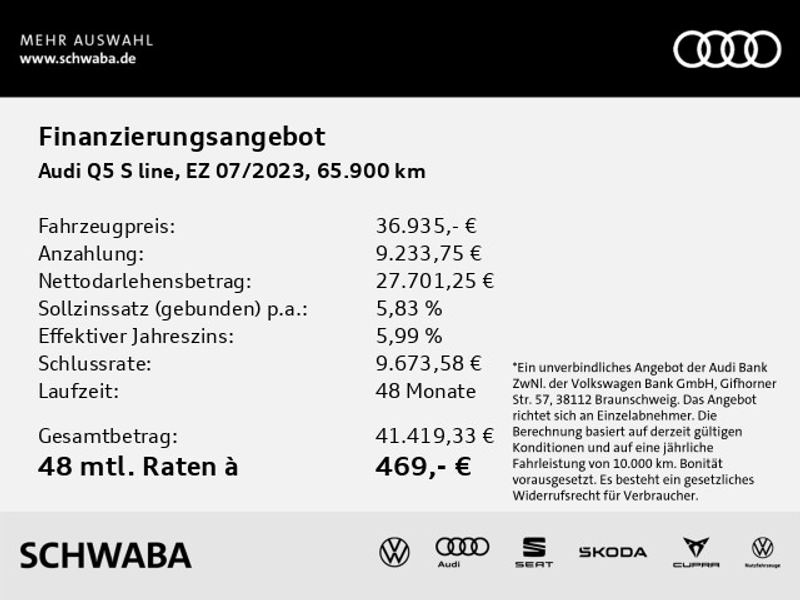 Audi Q5 S line 40 TDI quattro S tronic *AHK*NAVI*KAM* — photo 4