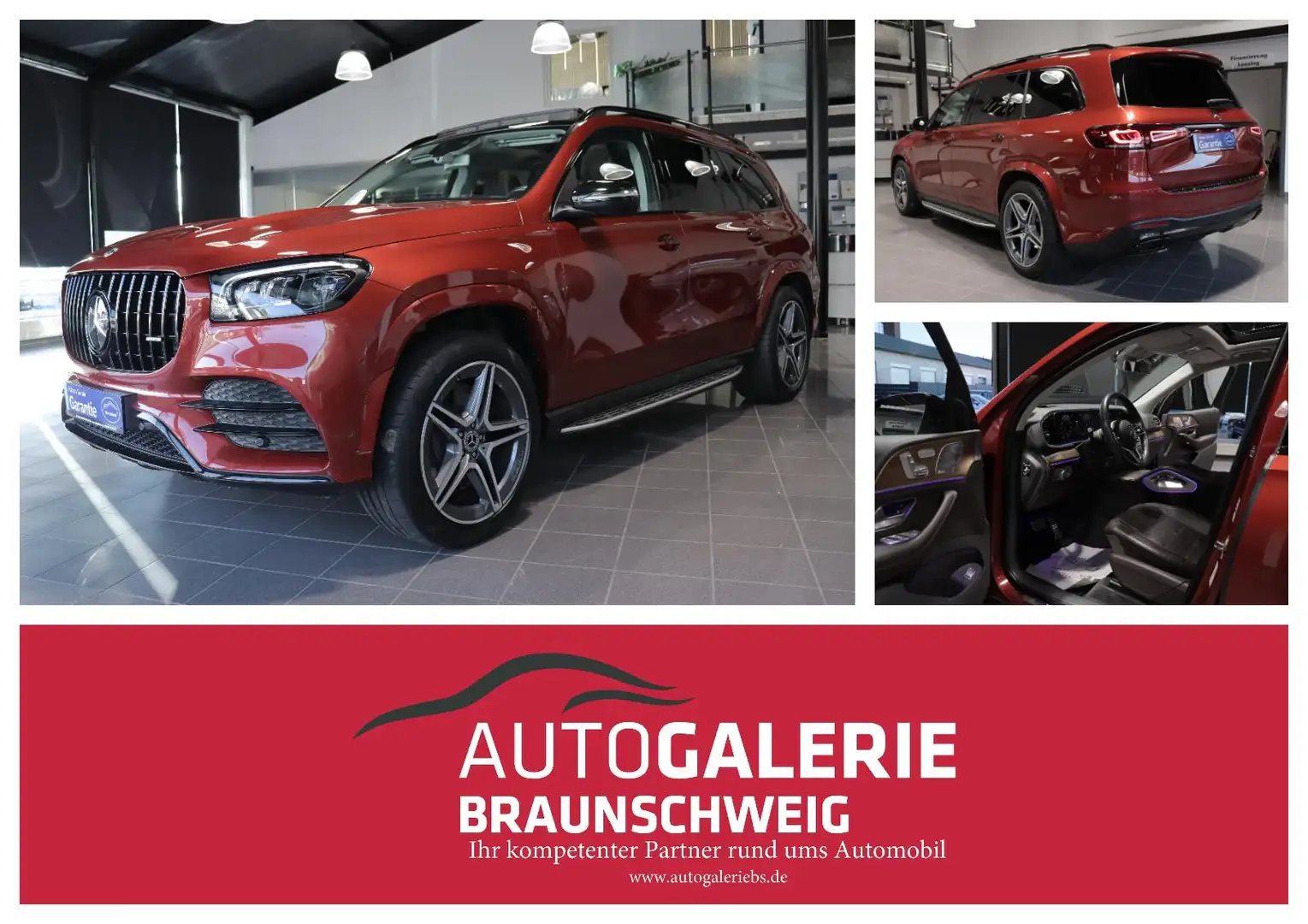 Mercedes-Benz GLS 400 CDI AMG-LINE 6-SITZE PANO*STANDHEIZ.*AHK Rouge - 1