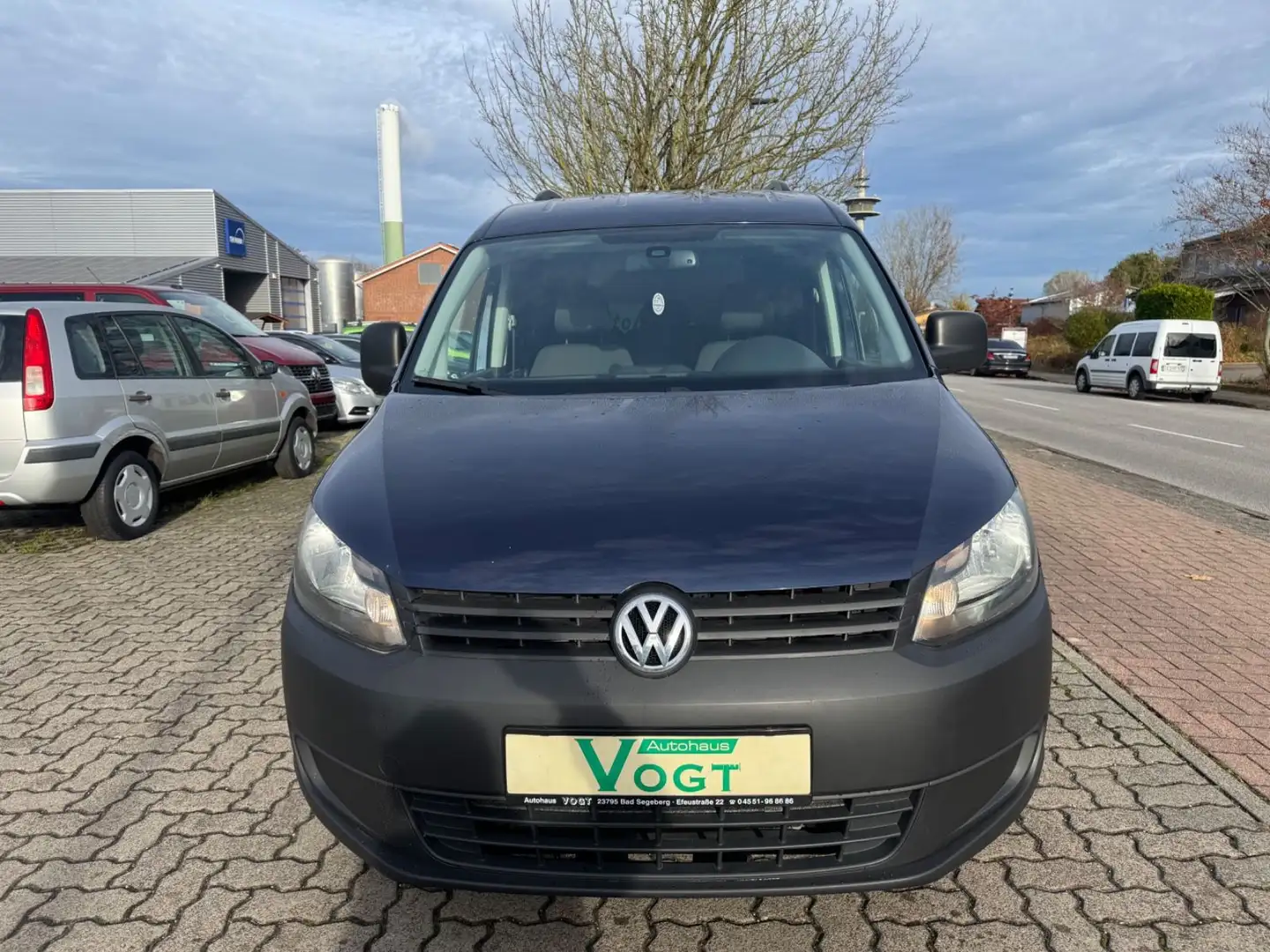 Volkswagen Caddy Kombi EcoProfi Klima AHK Bleu - 2
