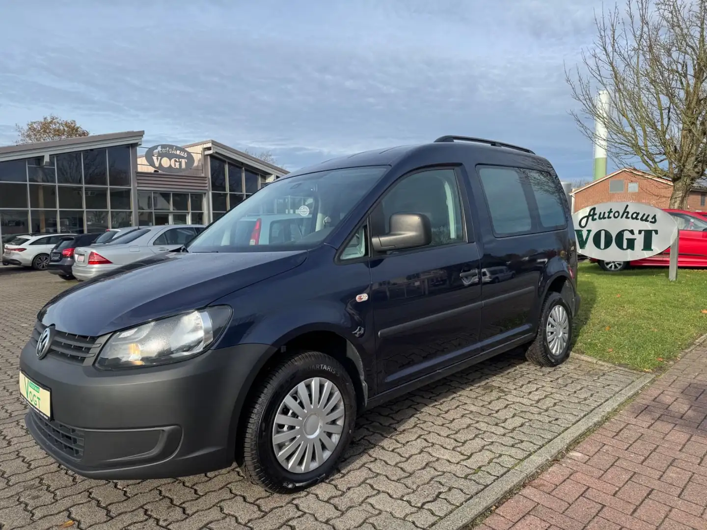 Volkswagen Caddy Kombi EcoProfi Klima AHK Bleu - 1