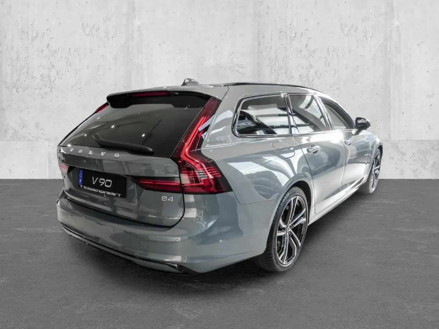 Volvo V90 B4 Diesel Ultimate Dark Leder Standh. Surround Vie Grau - 2