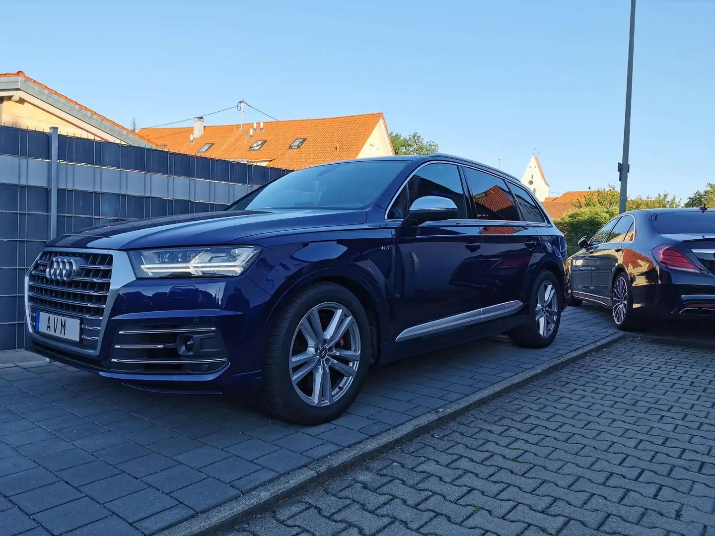 Audi SQ7 4.0 TDI (4MB) 7-Sitzer,Standheizung,Keyless- Bleu - 1