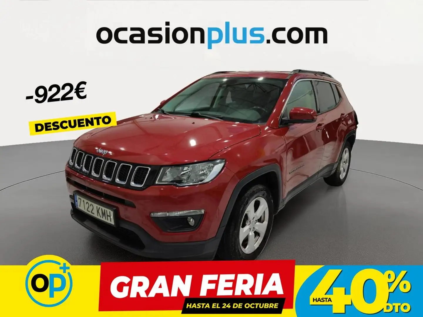 Jeep Compass 1.4 Multiair Longitude 4x2 103kW Rojo - 1