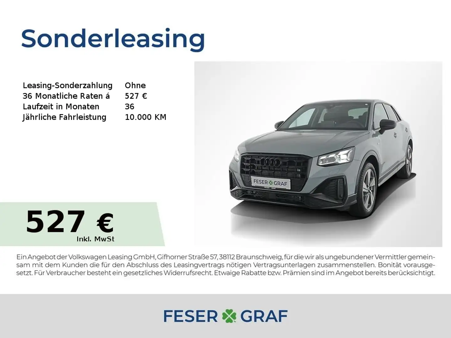 Audi Q2 S line 35 TFSI 110(150) kW(PS) S tronic Grau - 1