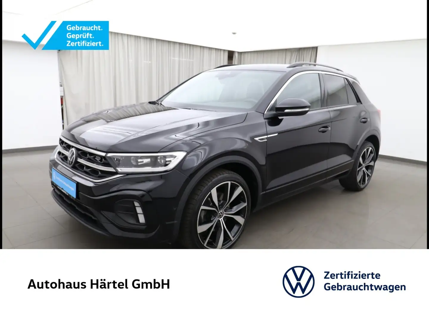 Volkswagen T-Roc R-LINE 1.5 TSI DSG (+ACC-RADAR+NAVI) LED Schwarz - 1