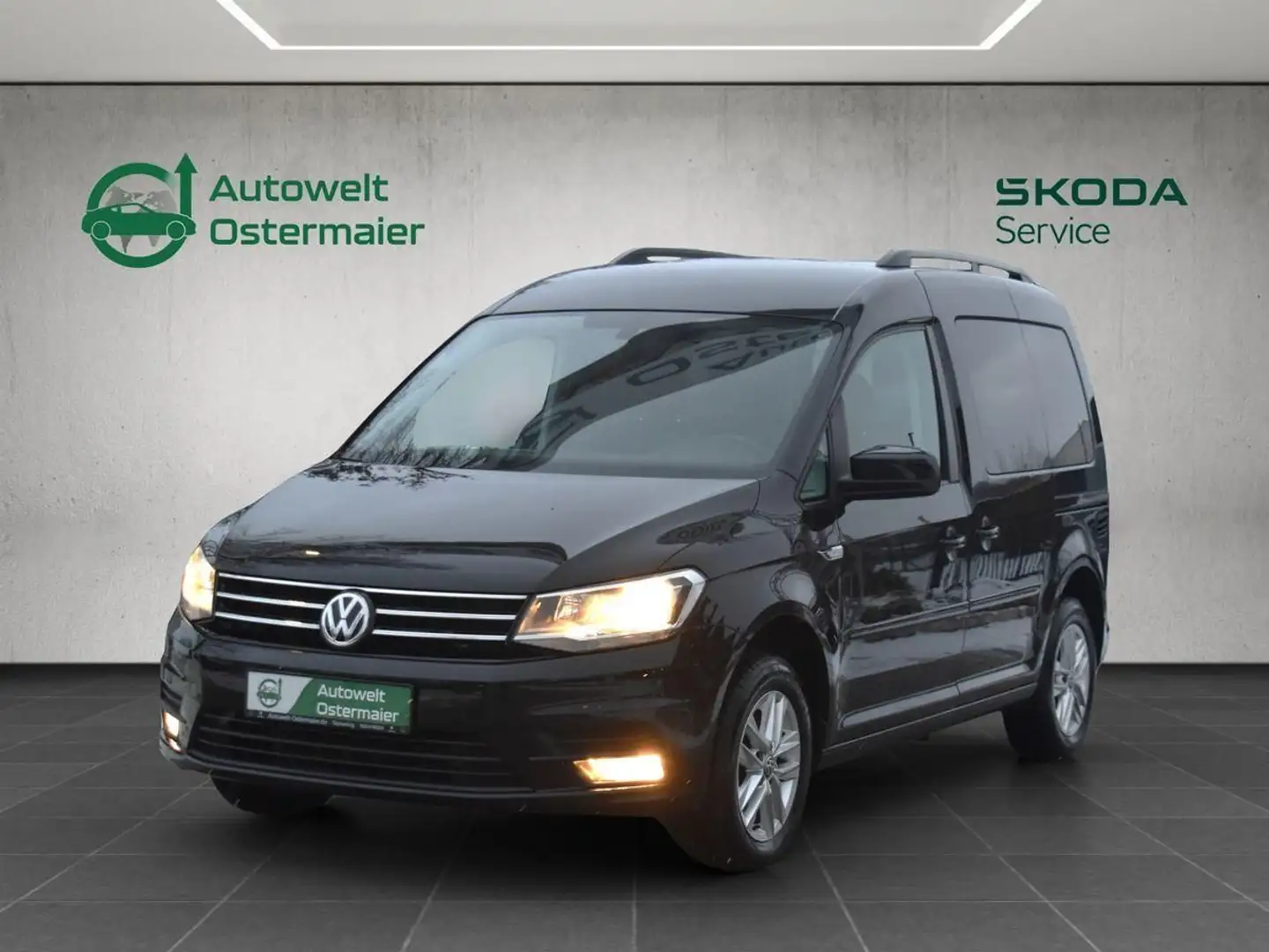 Volkswagen Caddy 2.0 TDI Comfortline*AHK*Bluet.*SHZ* Schwarz - 1
