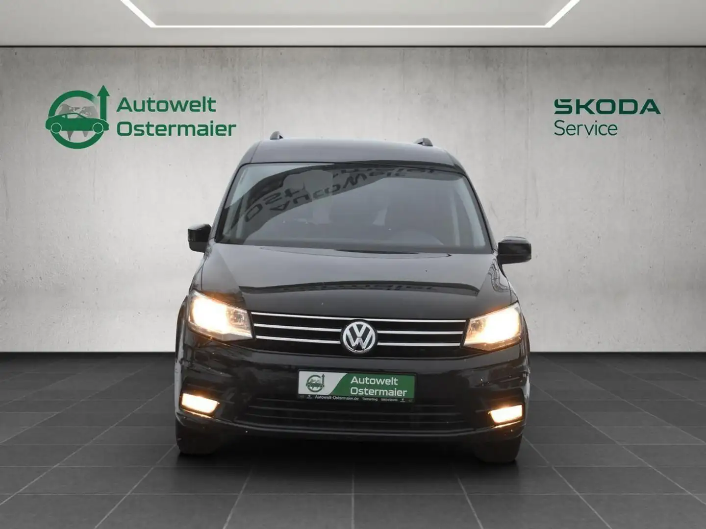 Volkswagen Caddy 2.0 TDI Comfortline*AHK*Bluet.*SHZ* Schwarz - 2