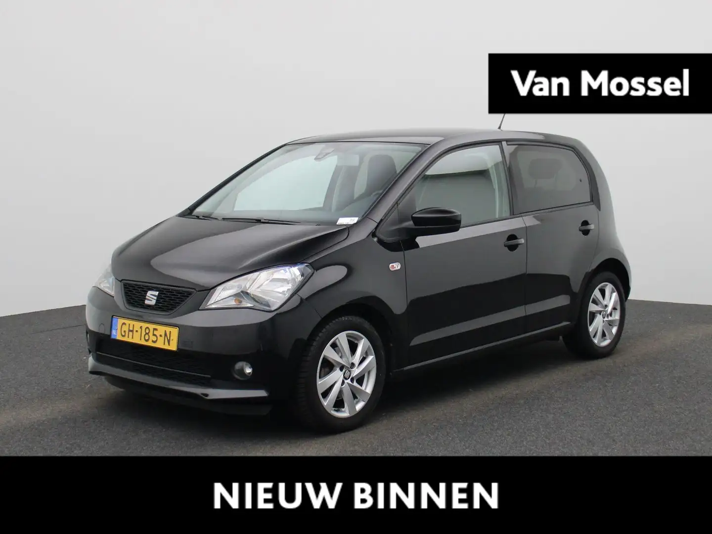 SEAT Mii 1.0 Sport Dynamic | Airco | Stoelverwarming | Zwart - 1
