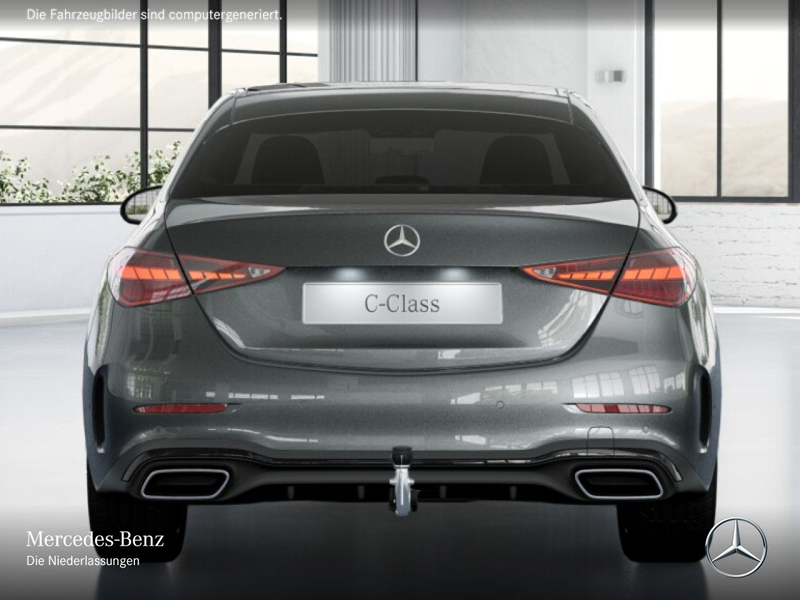 Mercedes-Benz C 220 d AMG+NIGHT+PANO+AHK+LED+KAMERA+TOTW+KEYLESS — photo 9
