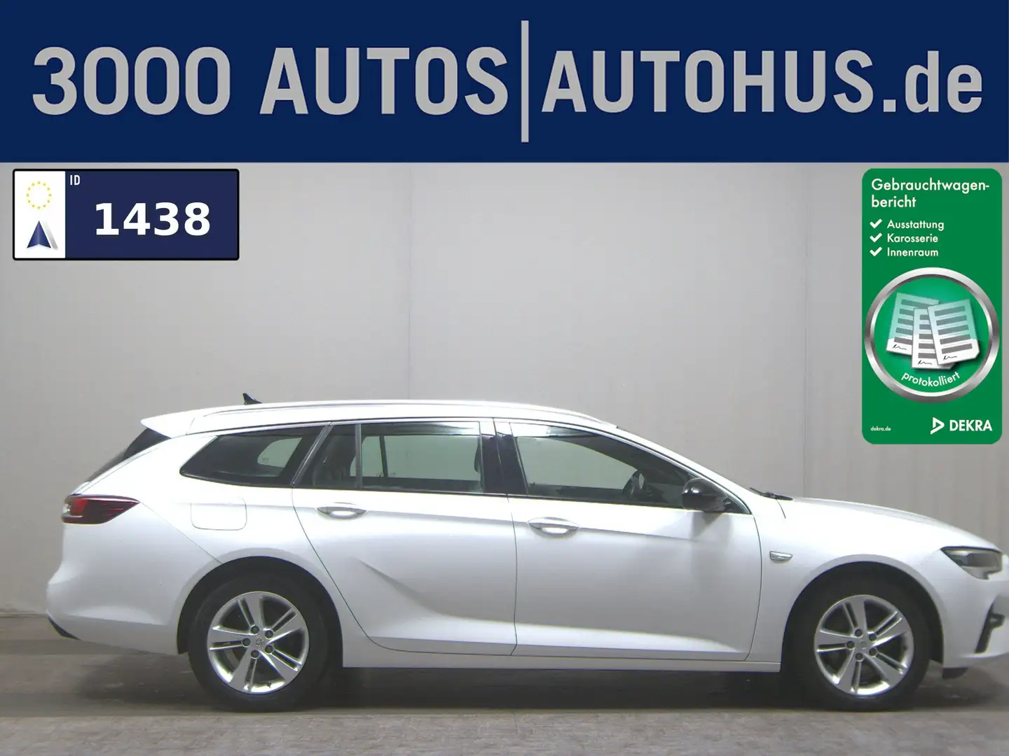Opel Insignia ST 1.5 D Elegance Leder Navi RfK LED Blanc - 1