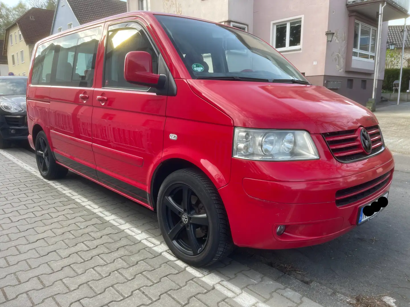 Volkswagen T5 Multivan AXD-Motor,Getriebe überholt,Klima,PDE-Brücke Rot - 2