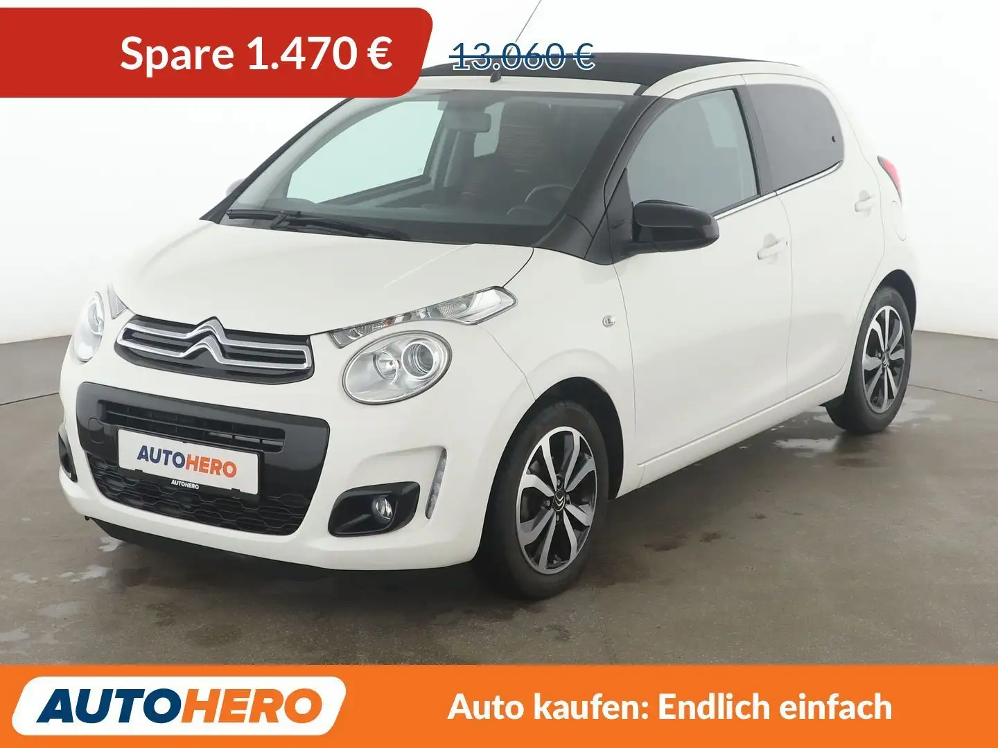 Citroen C1 1.0 VTi AIRSCAPE Shine *LIMITER*SHZ*KLIMA*TOUCH* Blanc - 1