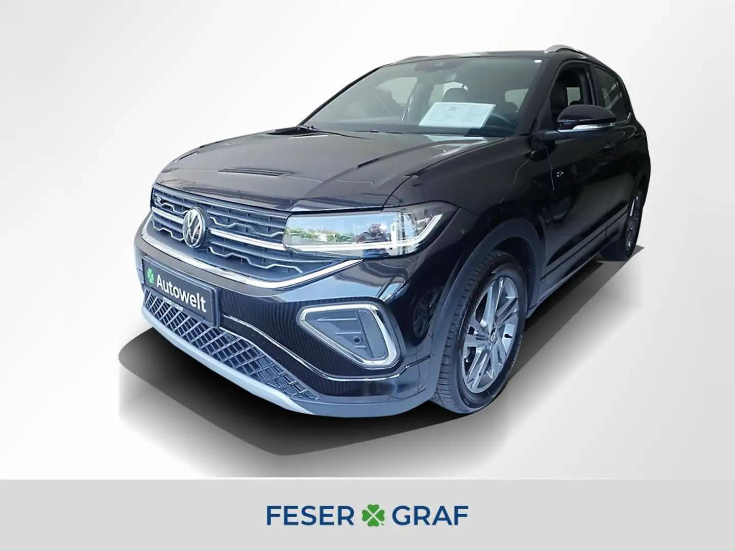 Volkswagen T-Cross R-Line 1.0 TSI DSG Navi Kamera LED Schwarz - 1