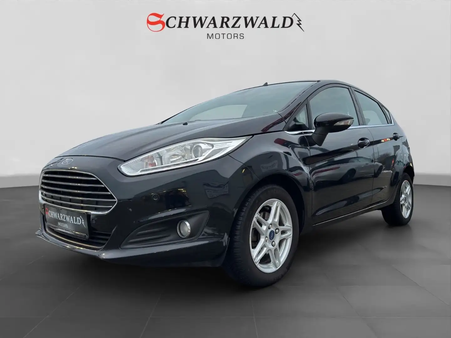 Ford Fiesta Titanium Einparkh. Navi Sitzheizung Klima Schwarz - 1