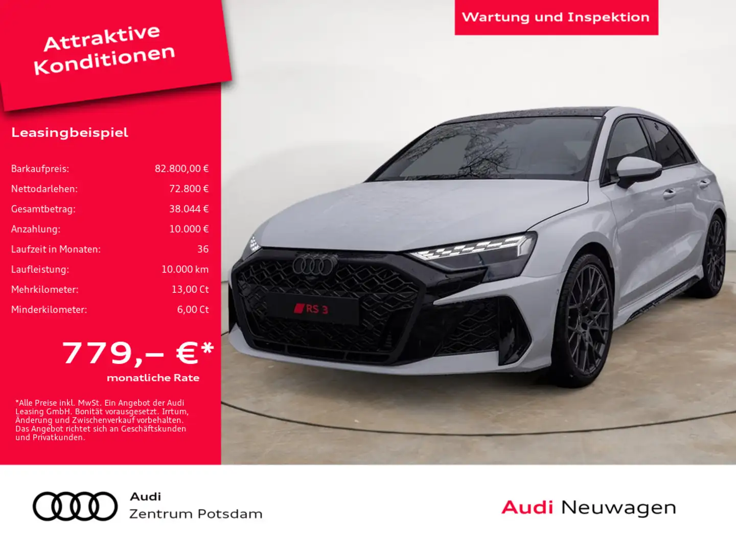 Audi RS3 Weiß - 1