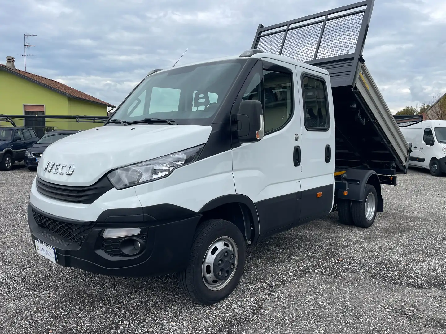 Iveco Daily Daily 35C12 2.3 Cass. Ribaltabile Dopp. Cab. Blanc - 1