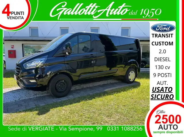 Ford Transit Custom 2.0D 9posti Aut. - SENZA VINCOLI DI FINANZIAMENTO