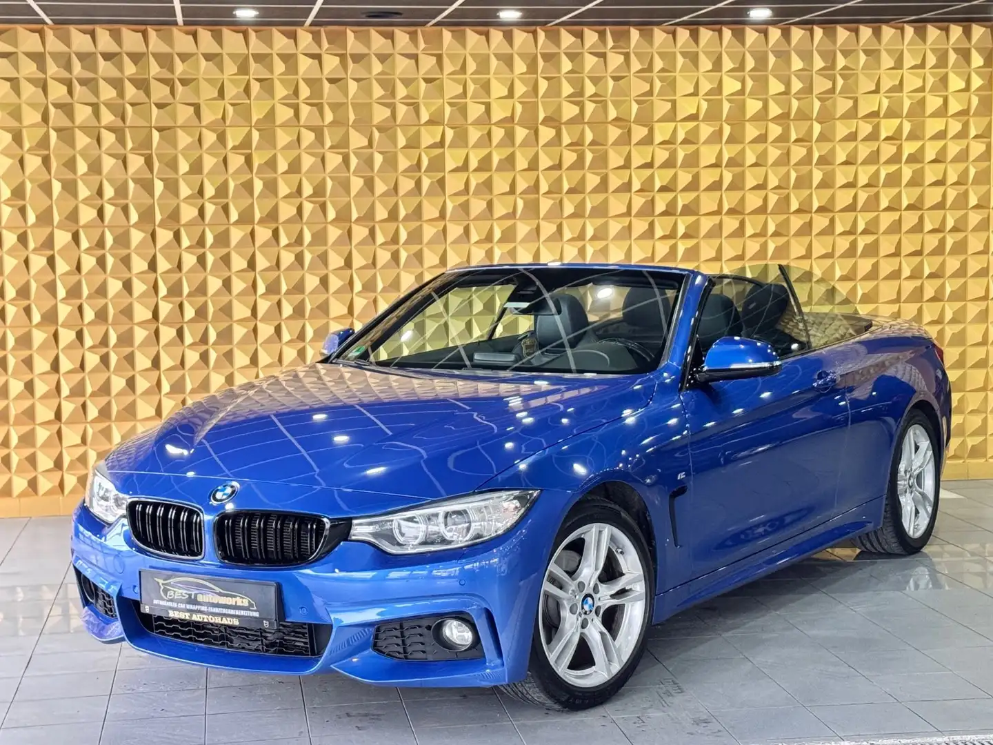 BMW 420 D Cabrio*M-Paket*Leder*SHZ*Euro6*BI-XENON*ALU Blau - 1