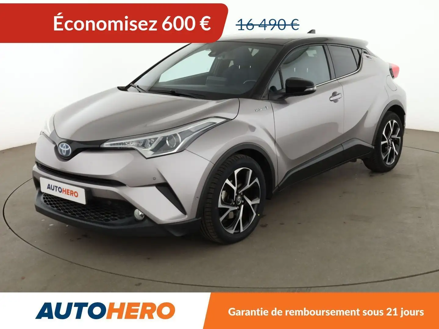 Toyota C-HR 1.8 Hybride Graphic Gris - 1