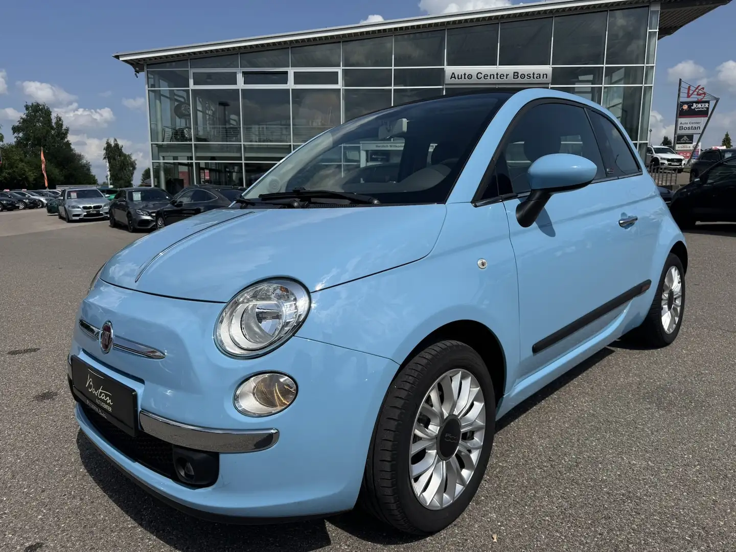 Fiat 500C LOUNGE/KLIMAAUTOMATIK/UNFALLFREI Blau - 2
