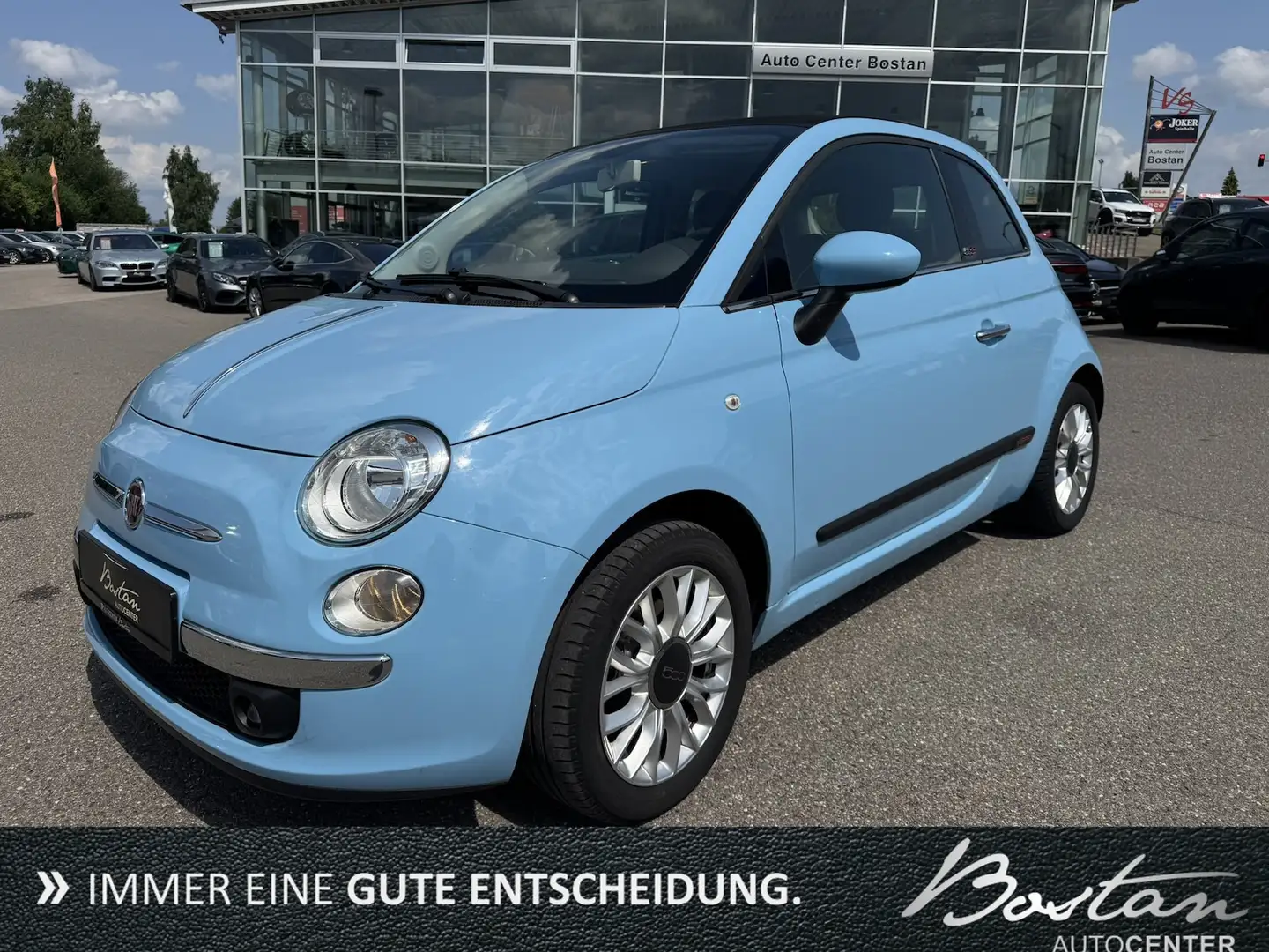 Fiat 500C LOUNGE/KLIMAAUTOMATIK/UNFALLFREI Blau - 1