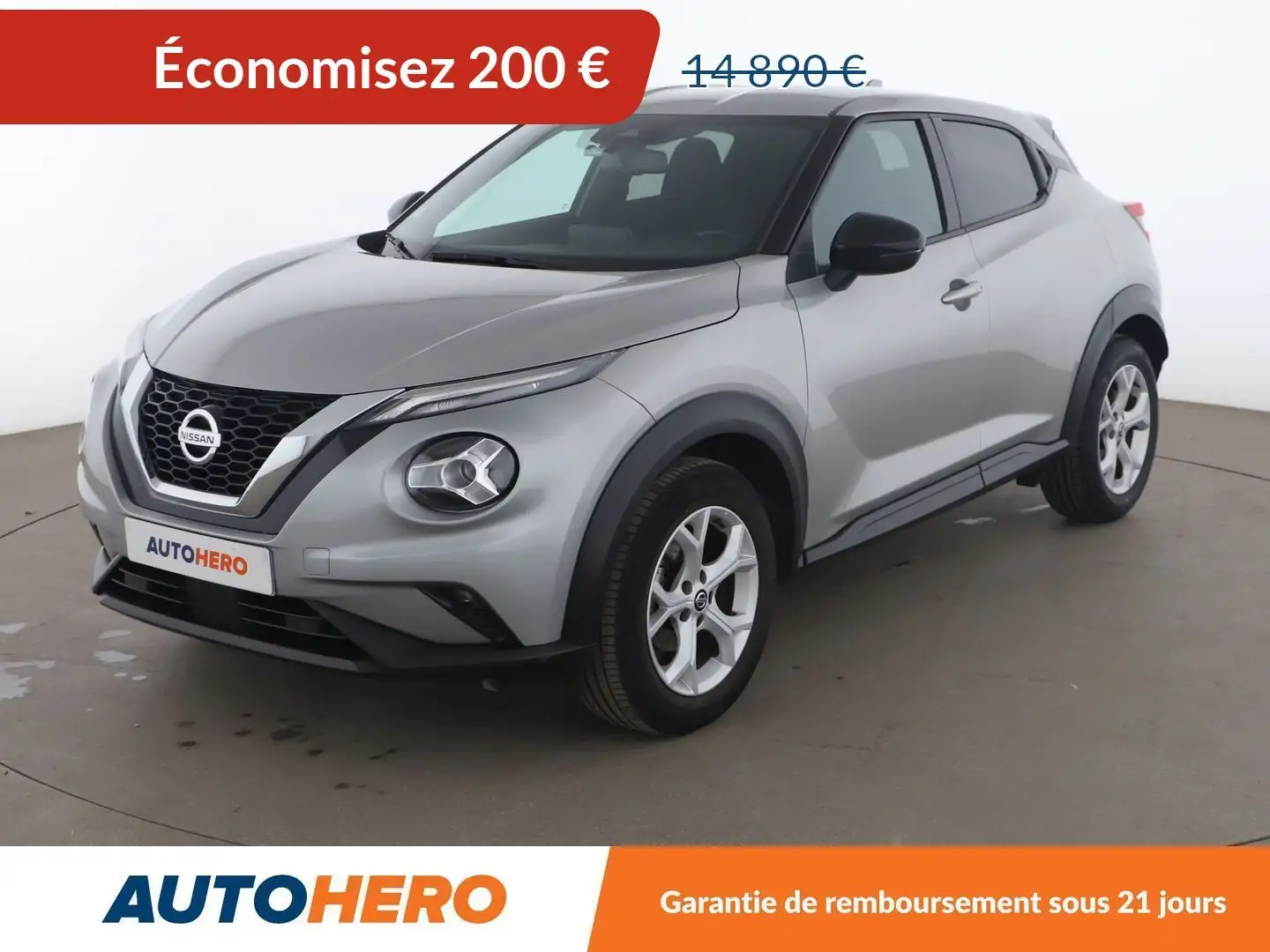 Nissan Juke 1.0 DIG-T N-Connecta BV6 Gris - 1