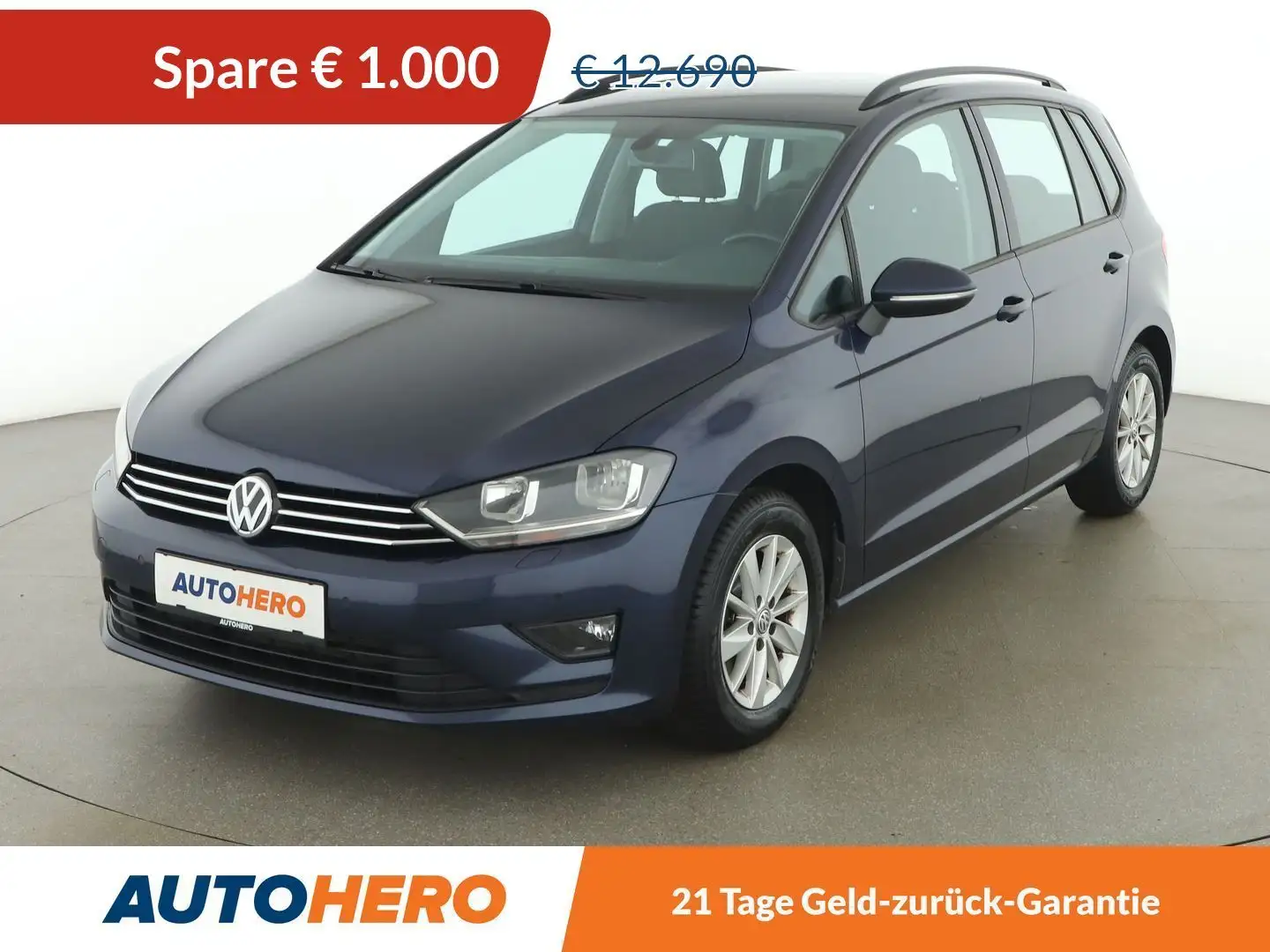 Volkswagen Golf Sportsvan 1.6 TDI Comfortline BlueMotion Tech *TEMPO*PDC*AHK Blau - 1