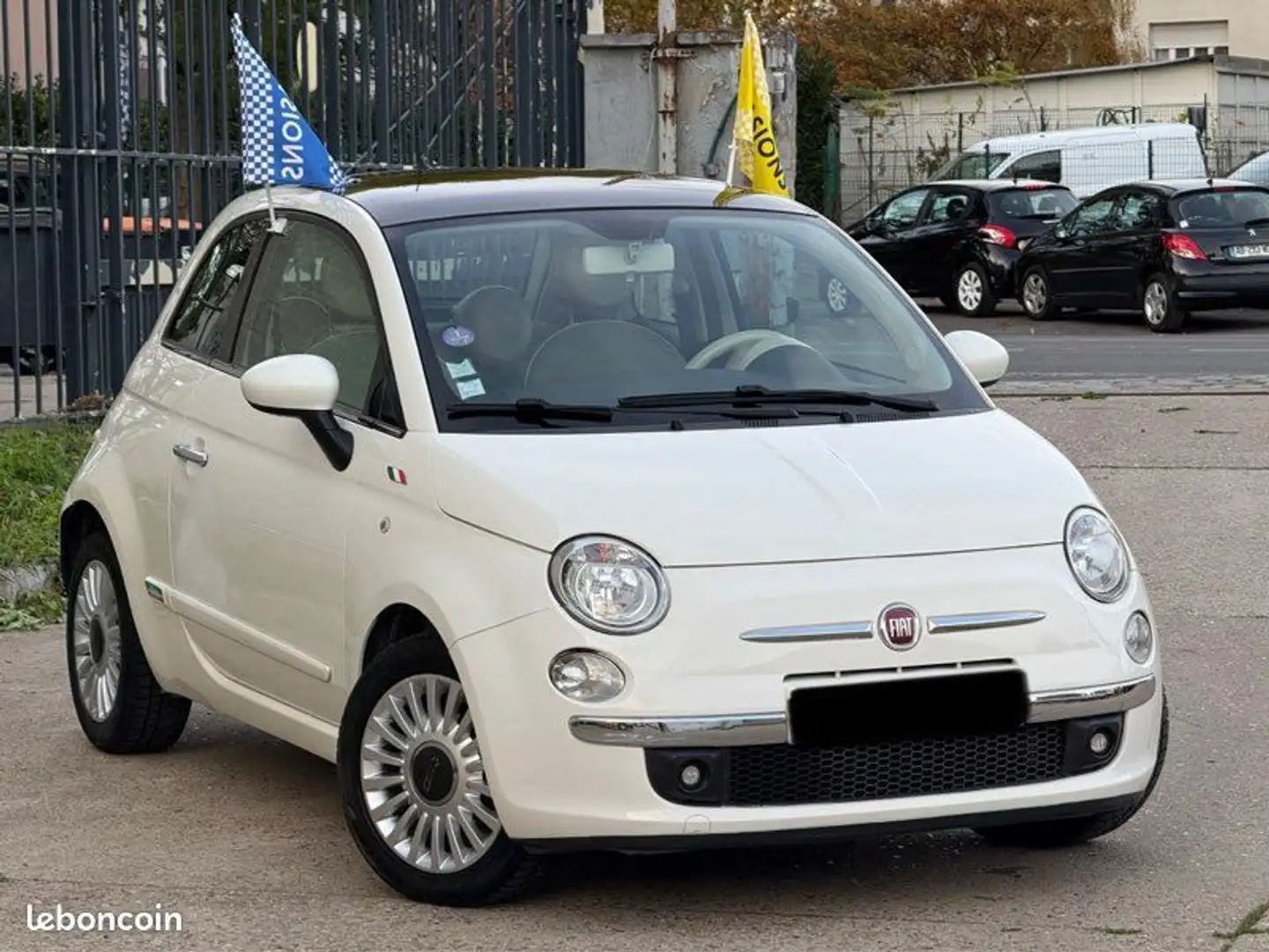 Fiat 500 III 1.2 MPi 69CV Boîte automatique Année 10-2012 119.000KM Certifié Garantie 6 Mois Blanc - 2