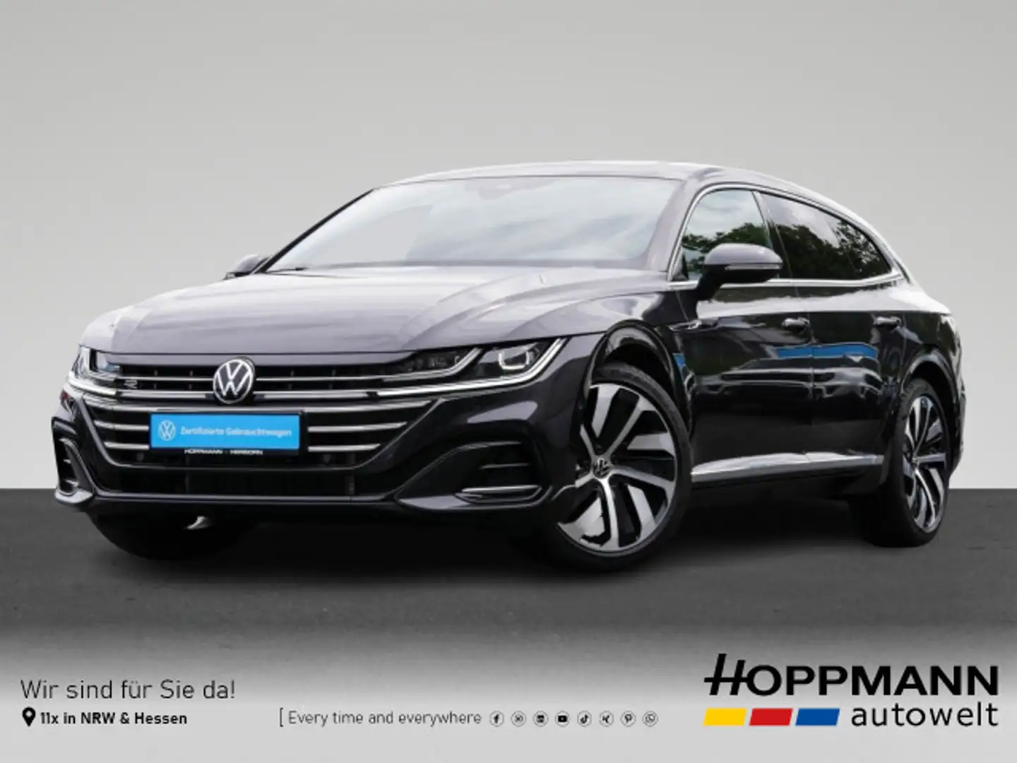 Volkswagen Arteon 2.0 TDI 4M R-Line Pano AHK Gris - 1