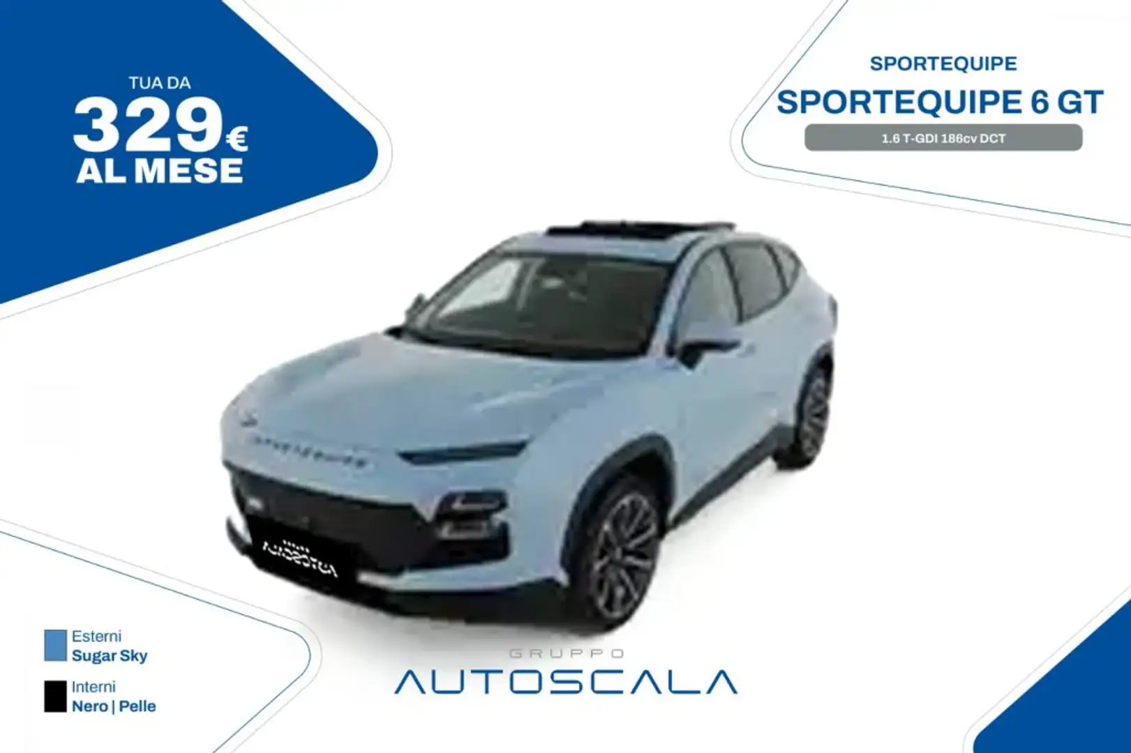 Sportequipe Sportequipe 6 GT 1.6 T-GDI 186cv DCT Albastru - 1