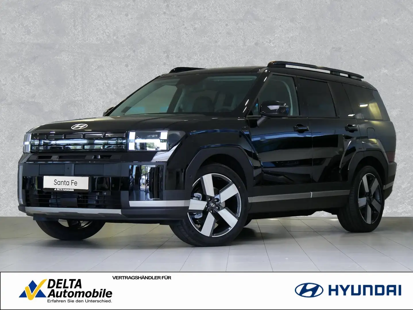 Hyundai SANTA FE Plug-In-Hybrid Signature 4WD Leder Kame Чорний - 1