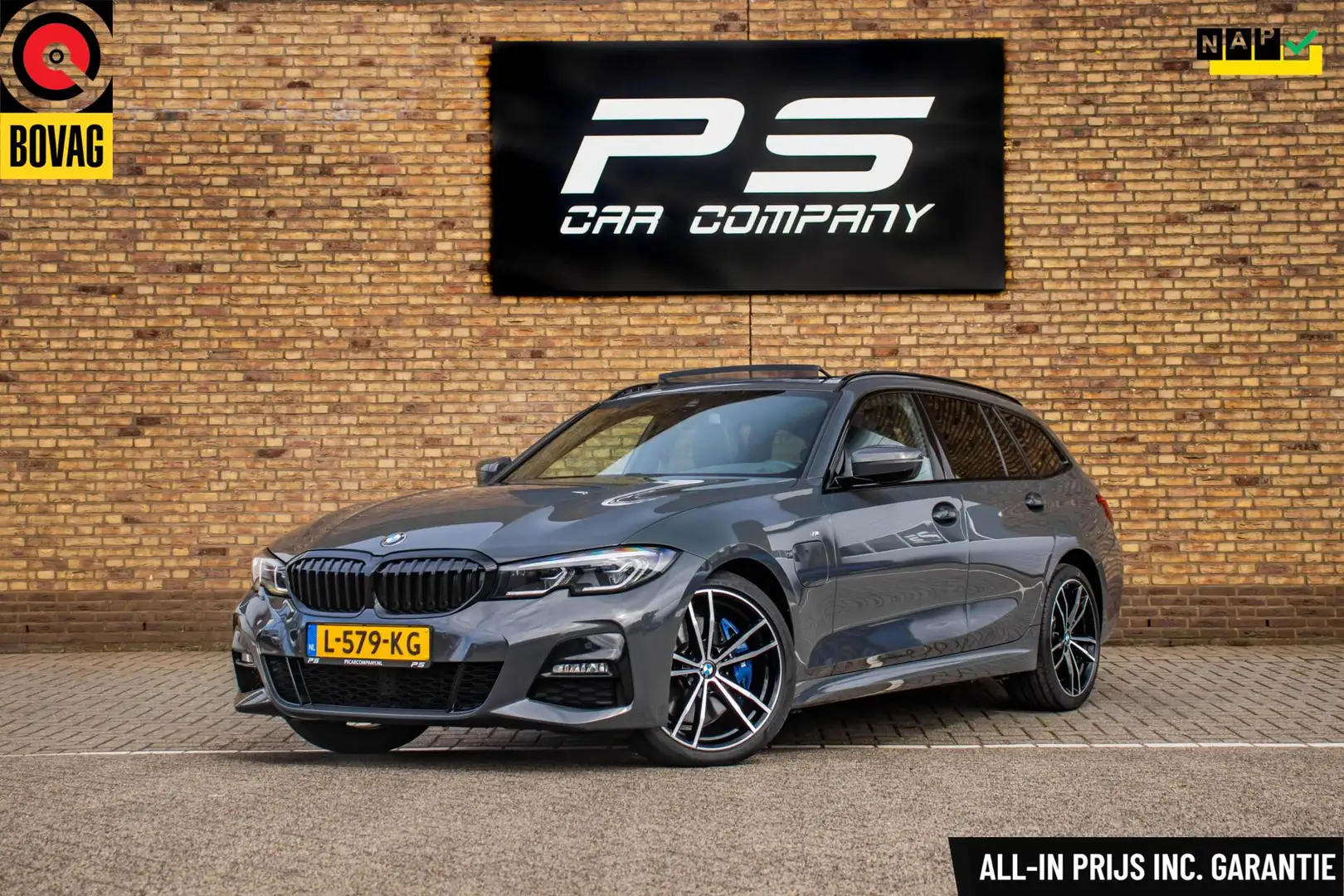 BMW 330 3-serie Touring 330e M-Sport, NAP, Pano, Leer, Las Gris - 1
