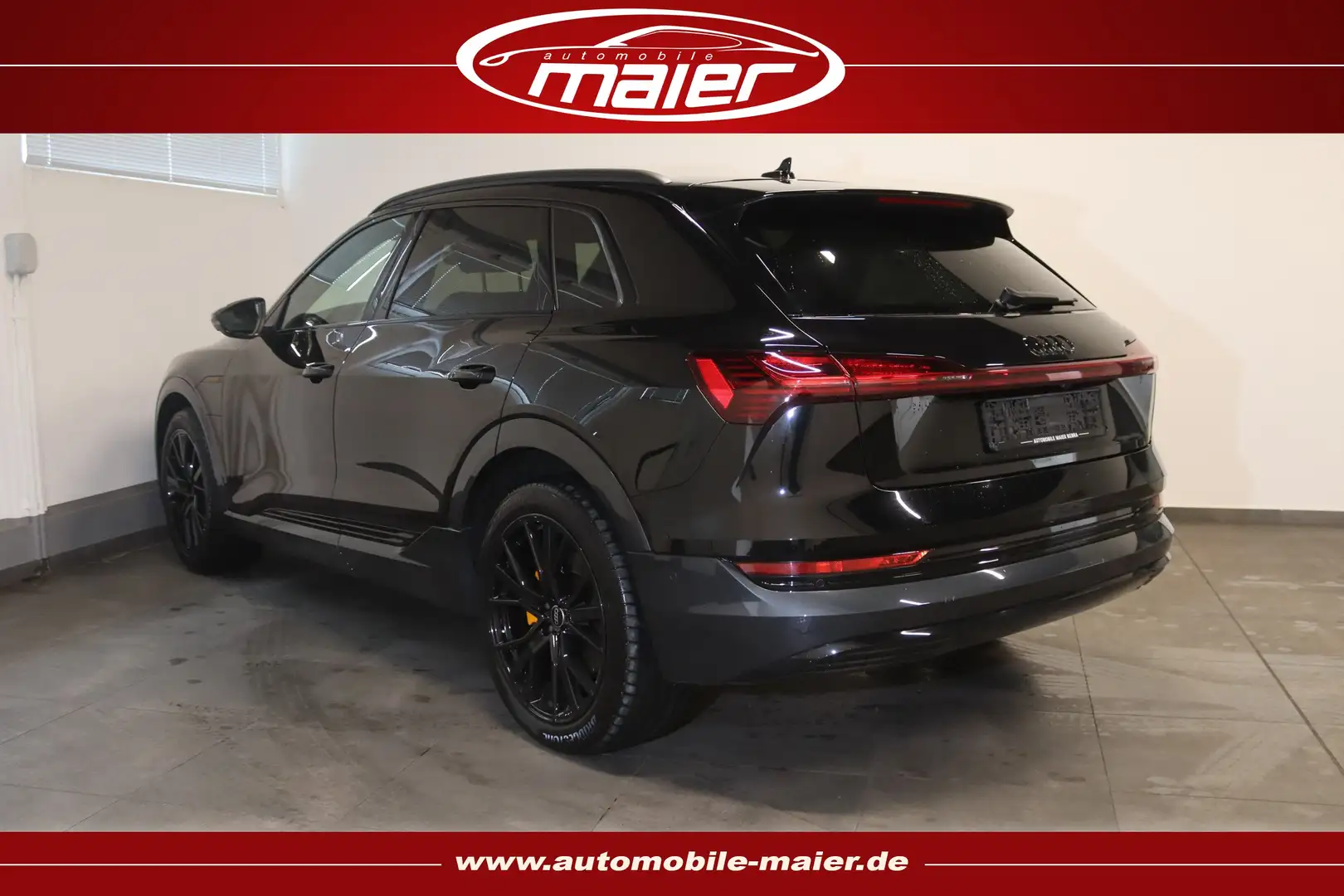 Audi e-tron 55 qu. S line-Virt.-Pano-Luft-AHK-4xSHZ- Schwarz - 2
