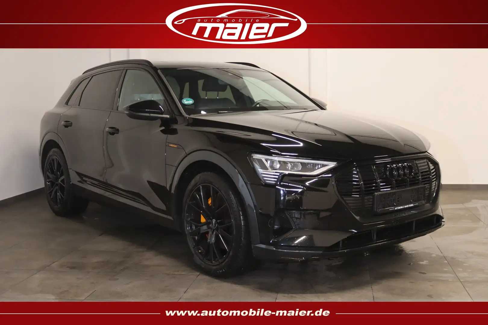 Audi e-tron 55 qu. S line-Virt.-Pano-Luft-AHK-4xSHZ- Schwarz - 1