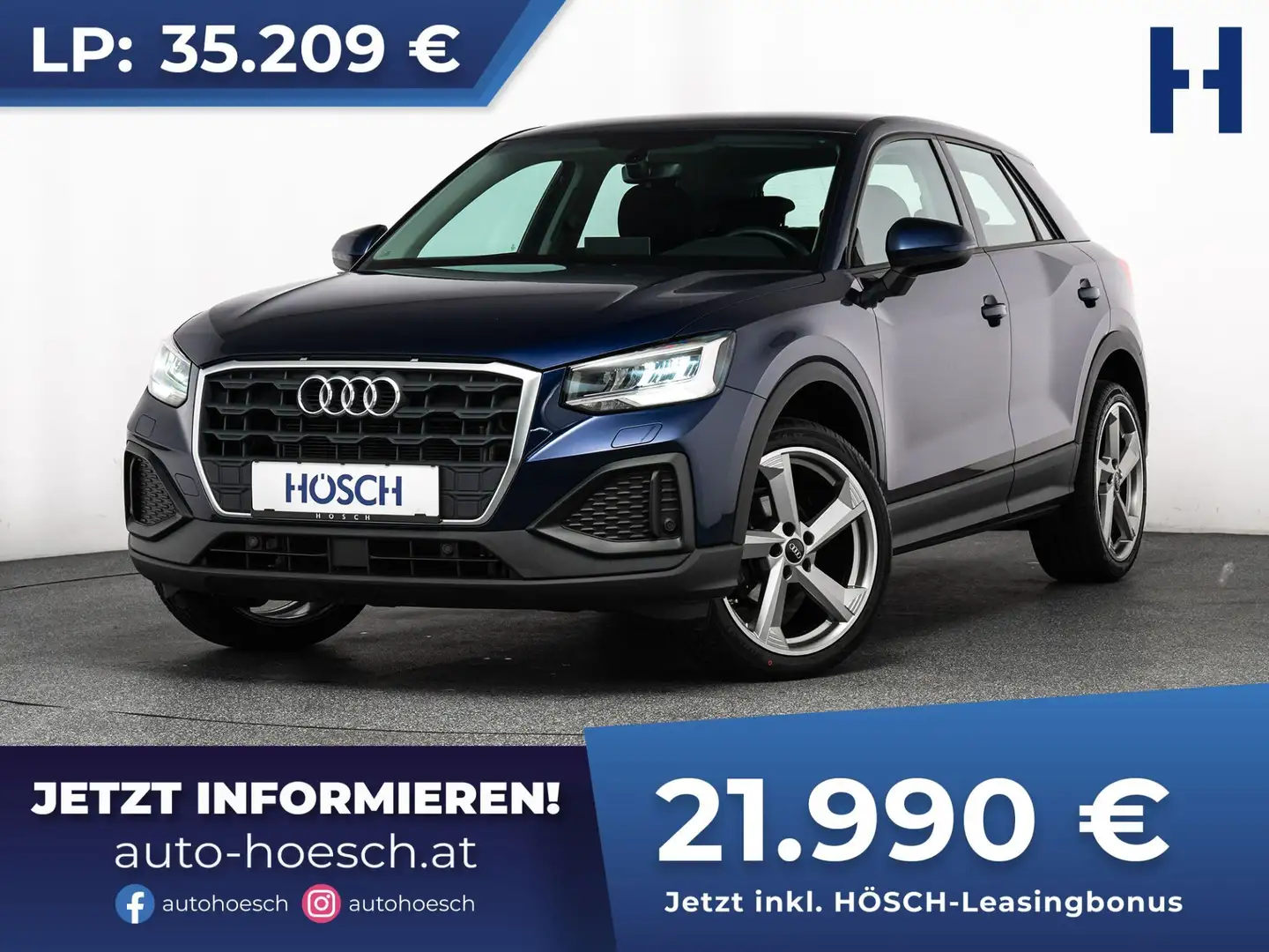 Audi Q2 30 TFSI LED AHK KAMERA ACC TOP ANGEBOT+++ Weiß - 1