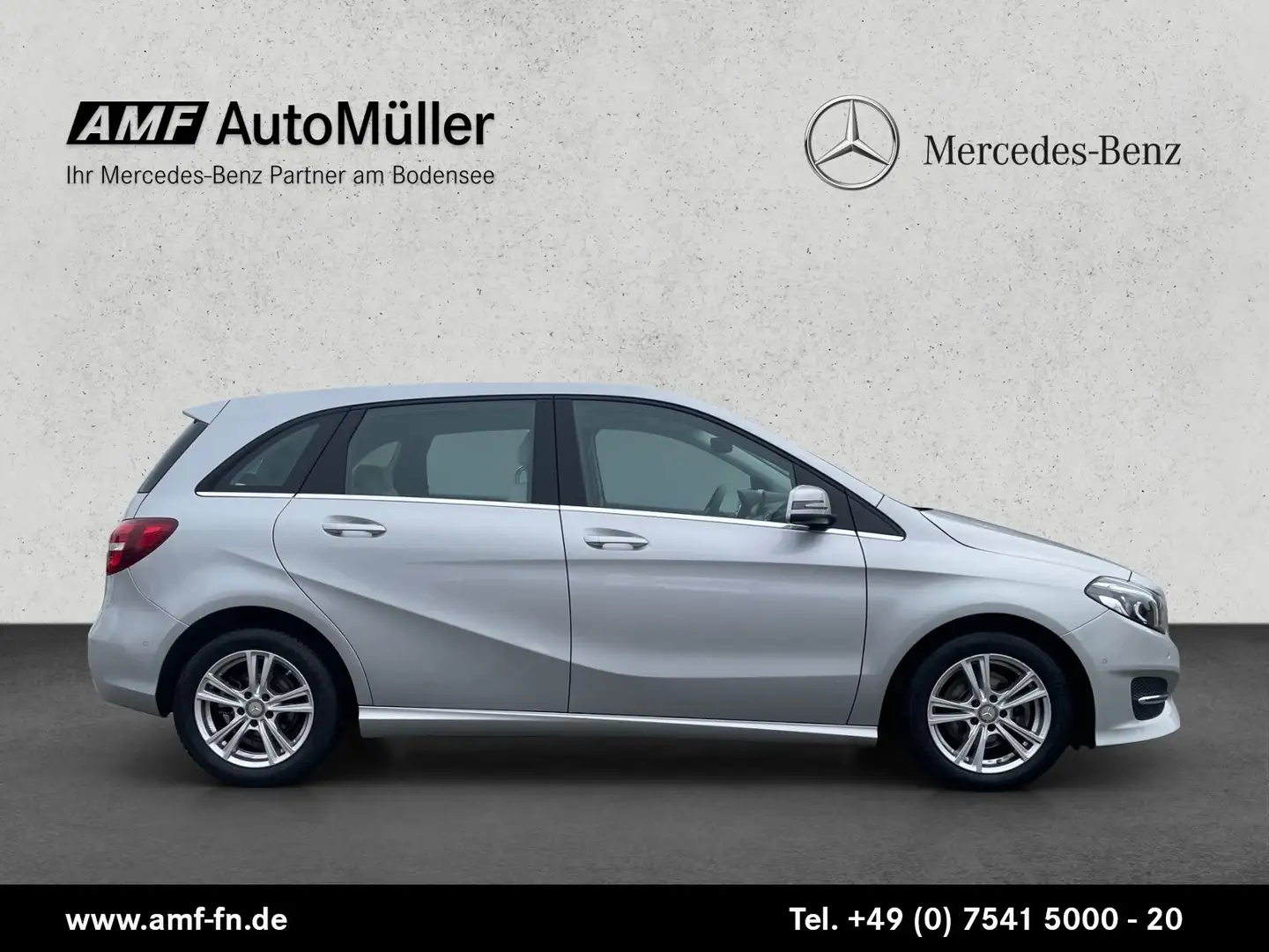 Mercedes-Benz B 180 B 180 STYLE 7G-DCT DSG LED NAVI TEMPOMAT SHZ RFK Silber - 1