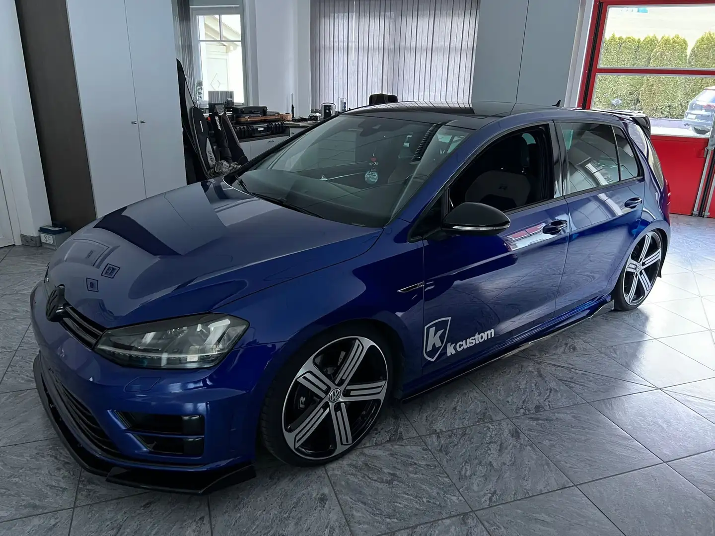 Volkswagen Golf R 7R Bleu - 1